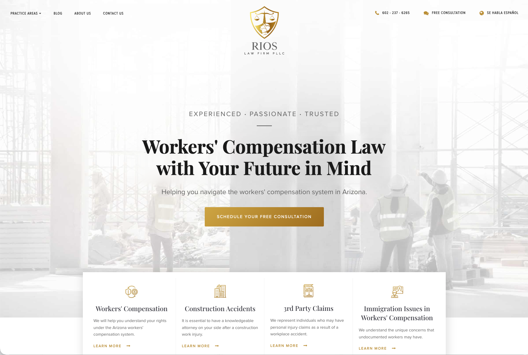 Approved full-fidelity homepage mockup